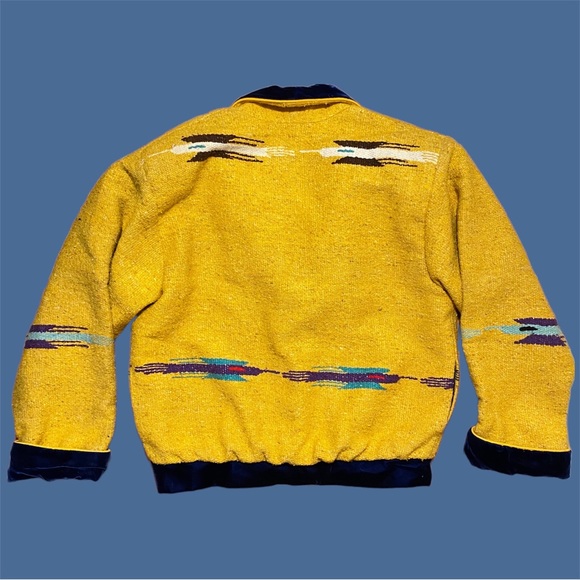 80’s/90’s vintage native american blanket jacket by gerard - Picture 3 of 5
